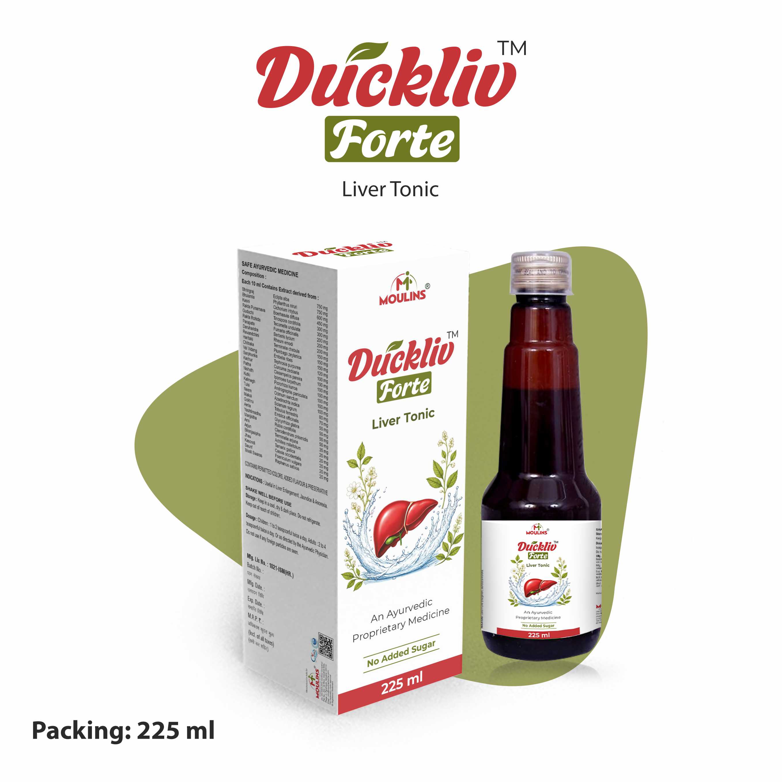 DUCKLIV FORTE SYRUP 225 ML